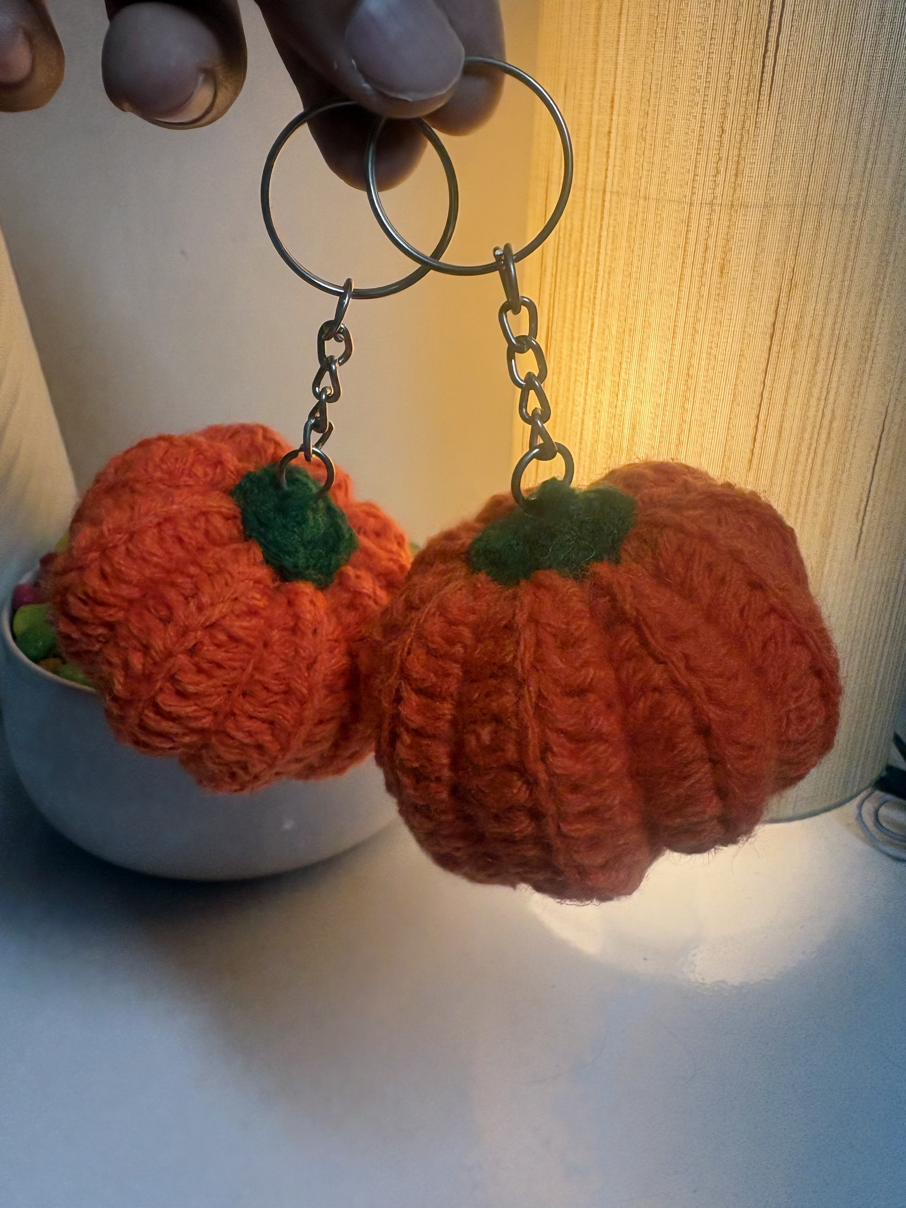 Mini crochet plant decor